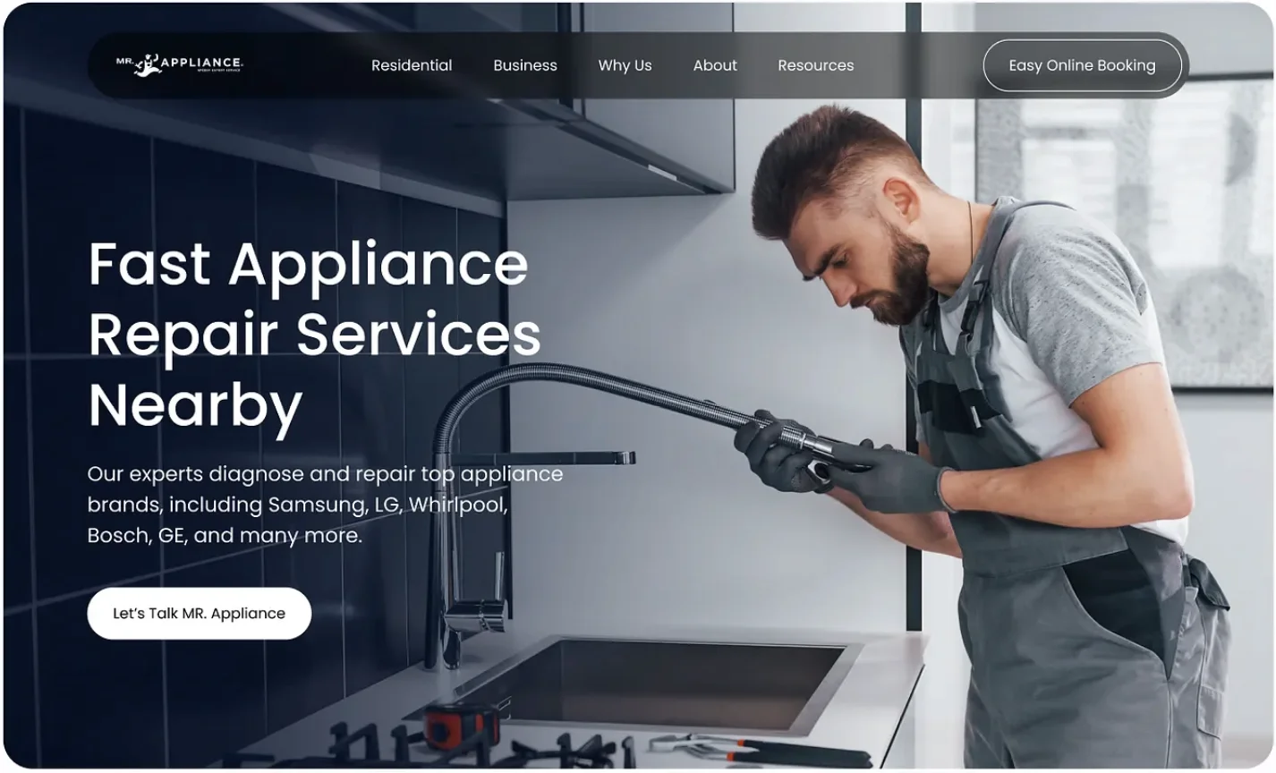 Mr Appliance demo site